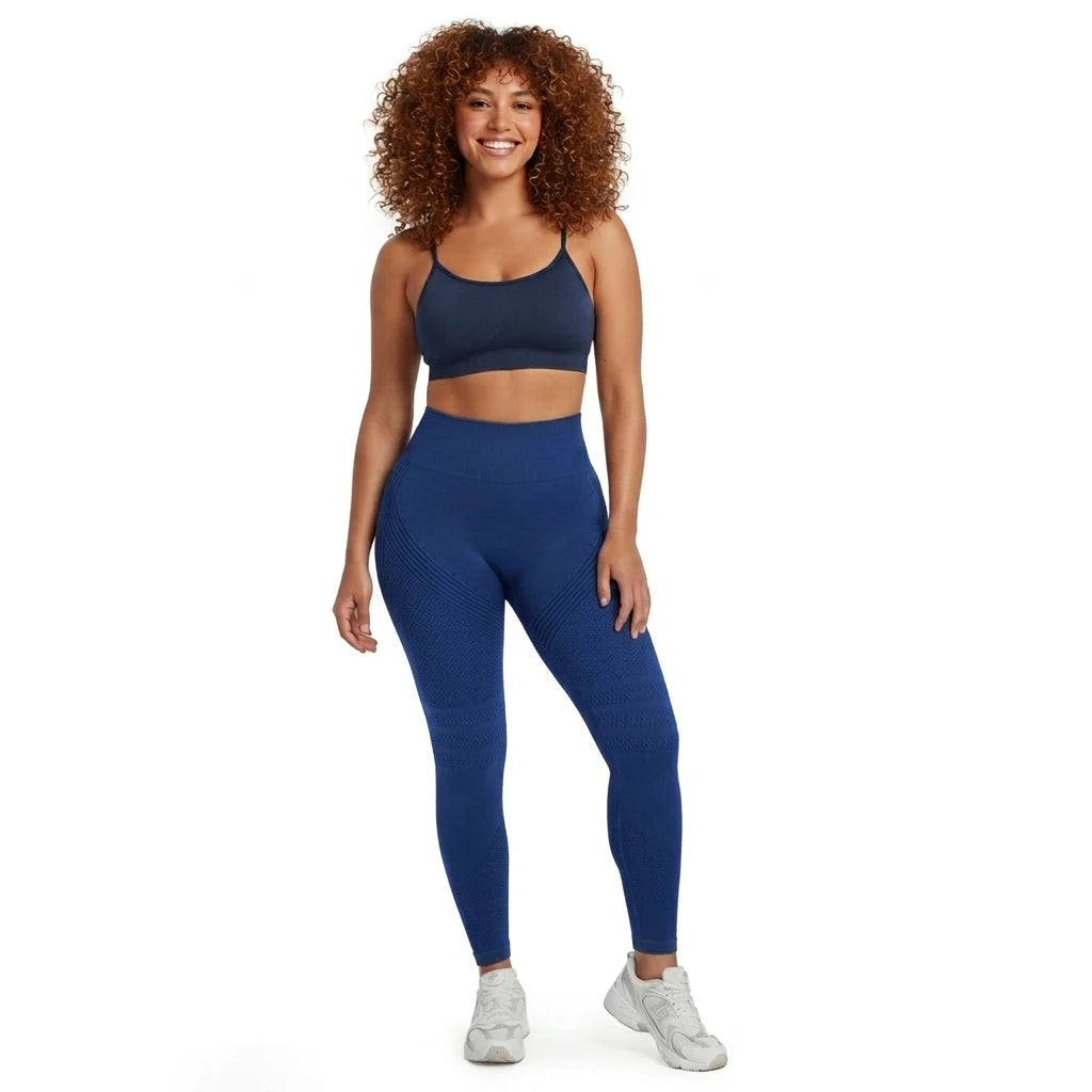 Anti-cellulite leggings smoothing thigh cellulite