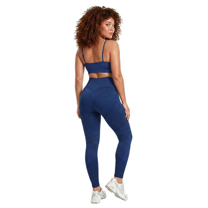 High waisted anti-cellulite compression leggings