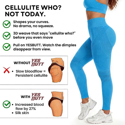 3D knit anti-cellulite compression leggings